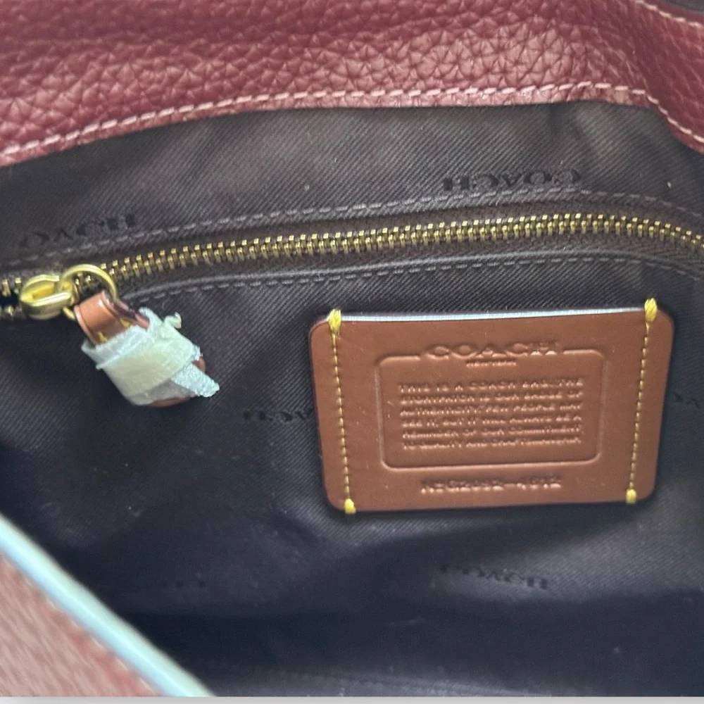 Coach May Shoulder Bag With Snakeskin Detail - Picture 8 of 15